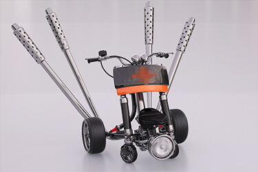 3D Rollator texturiert